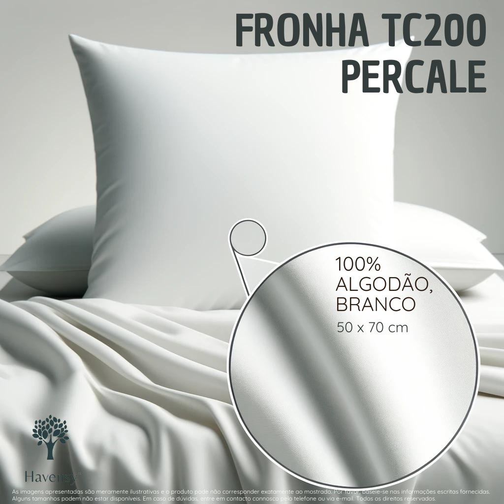 Fronha TC200 percale