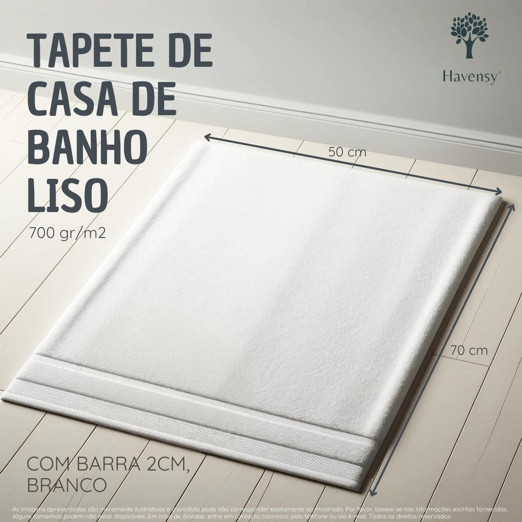 Tapete de casa de banho liso