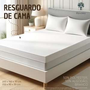 Resguardo de cama PU e algodão