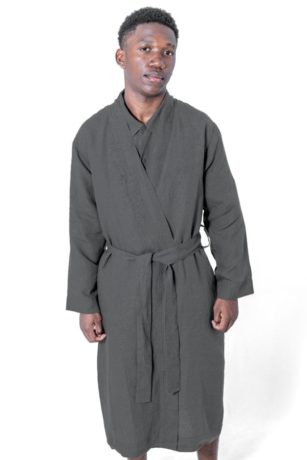 Robe Linho Cinza